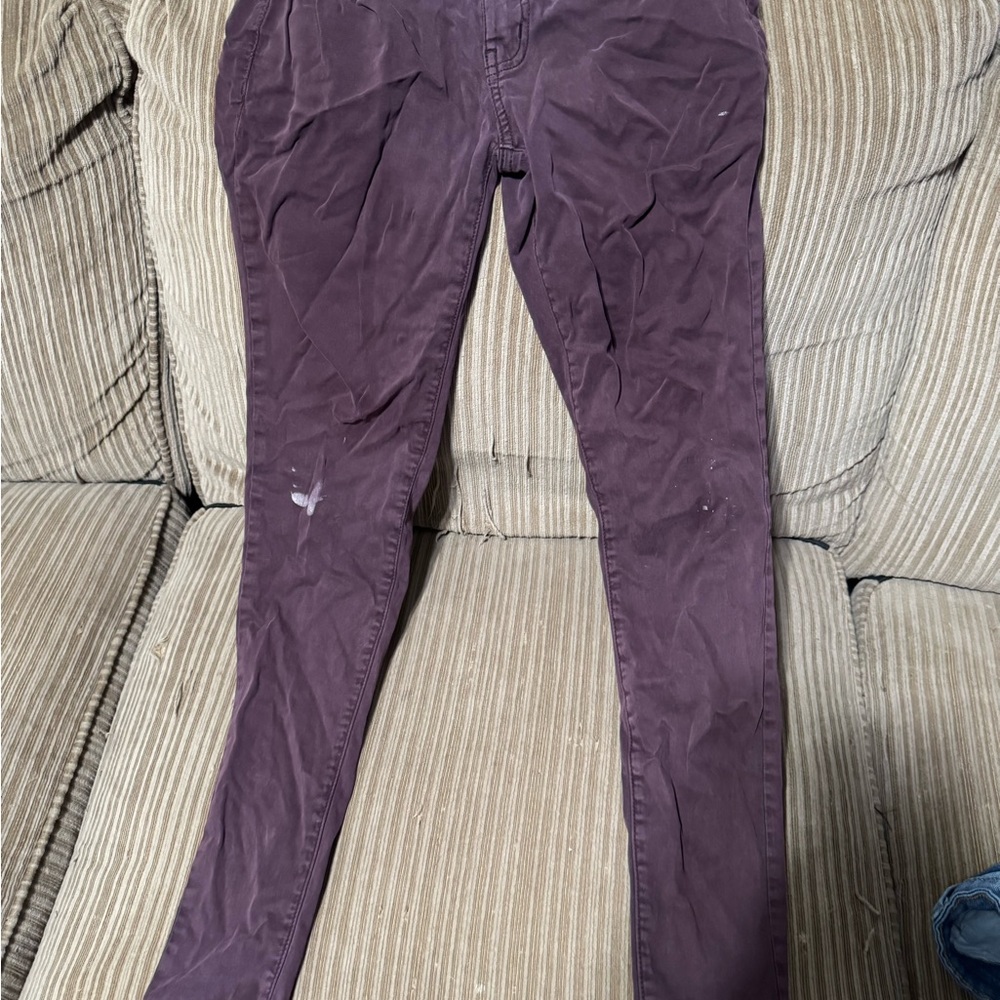 American Eagle Outfitters Dark Purple Jeggings